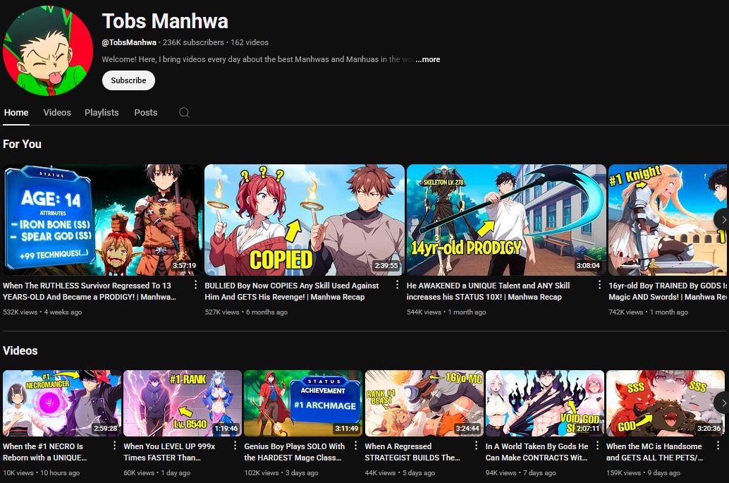 Tobs Manhwa - Manhwa Manhua Recap